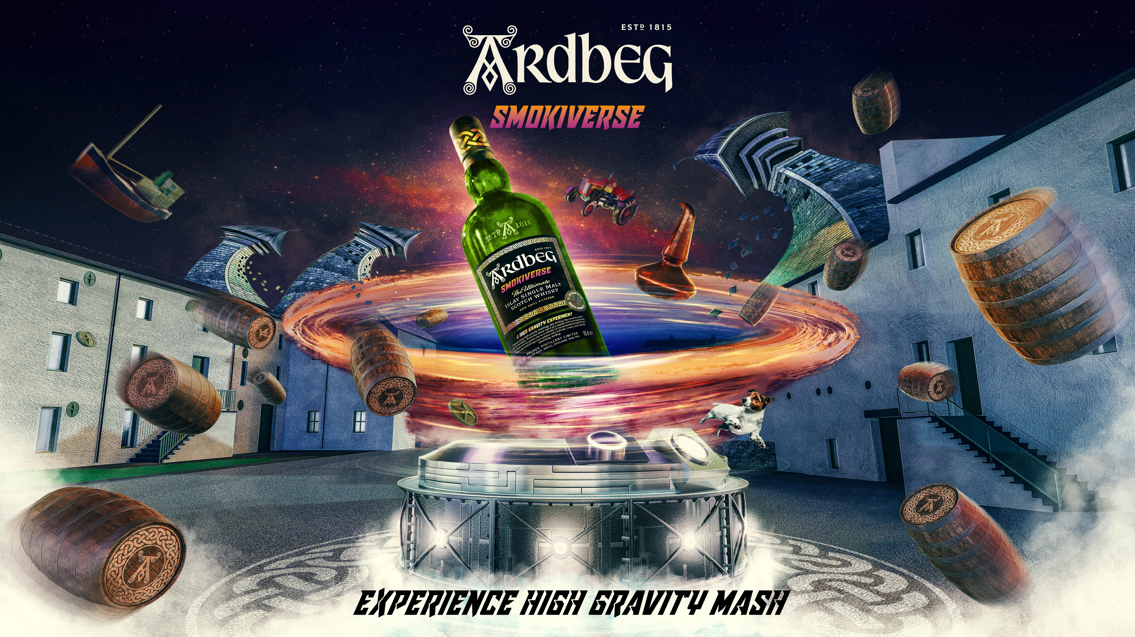 Ardbeg lanza Smokiverse, un whisky edición limitada que desafía la gravedad