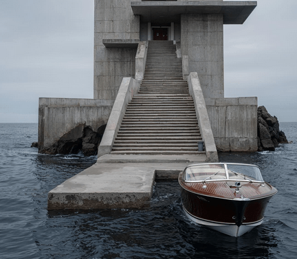 Brutalismo en medio del&nbsp;mar