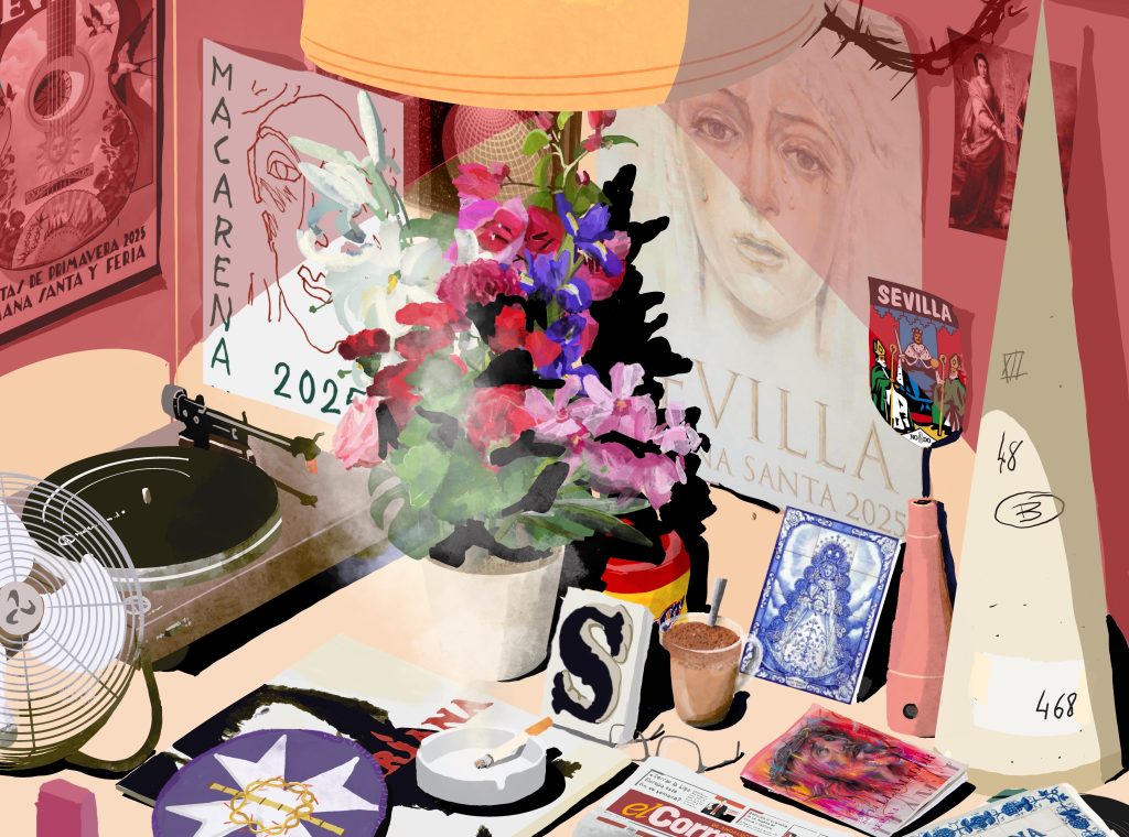 Las manos detrás de la poética de Sevilla Dibujada: Javier Navarro, quien ilustró la ciudad para&nbsp;7Up