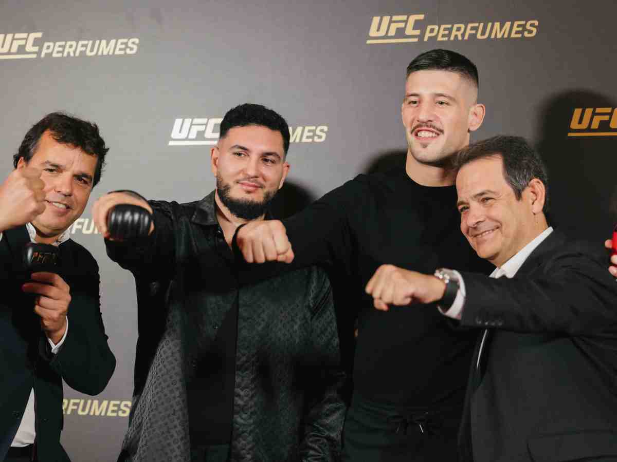 Luces, golpes y perfume: Omar Montes brilla en la noche de Tailored Perfumes x&nbsp;UFC