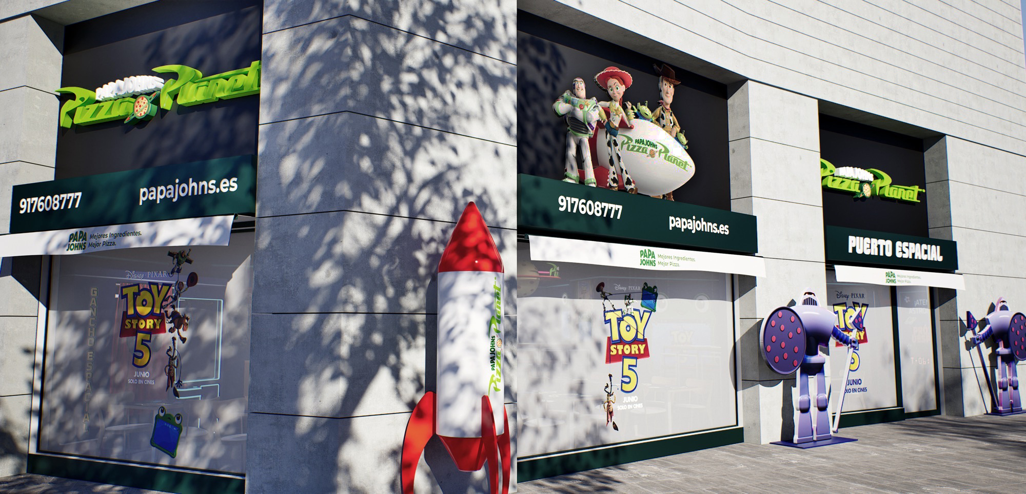 Madrid se convierte en una de las cuatro capitales mundiales de Pizza Planet con la experiencia más esperada de Toy Story